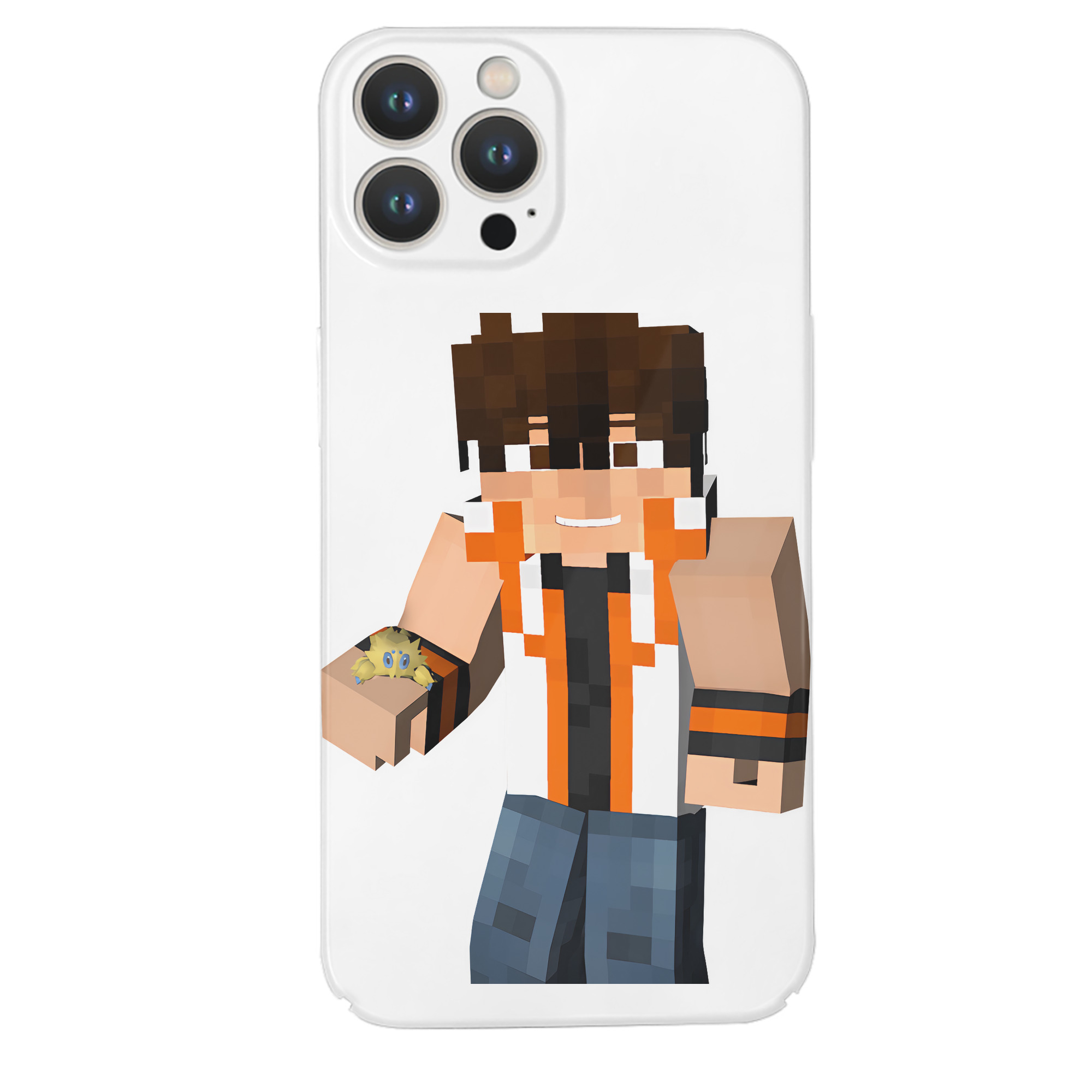（画像用） マインクラフト ブロックの世界 Minecraft MC Block world 【iPhone 14シリーズ対応】ハードケース